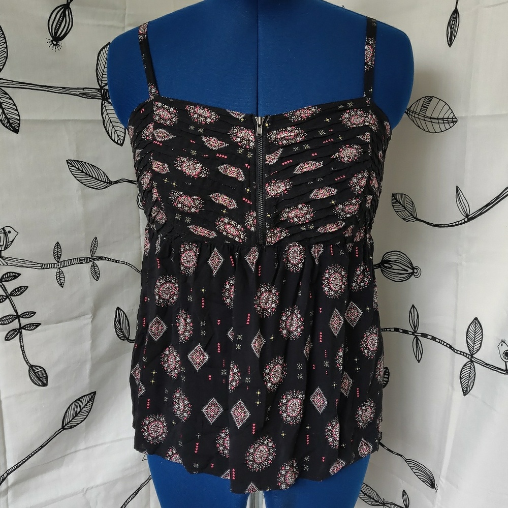 Torrid - Medallion print babydoll tank